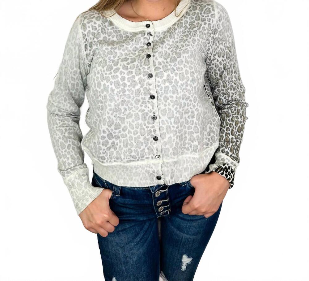 NEW WHITE BIRCH tear up the town knit long sleeve sweater in cream